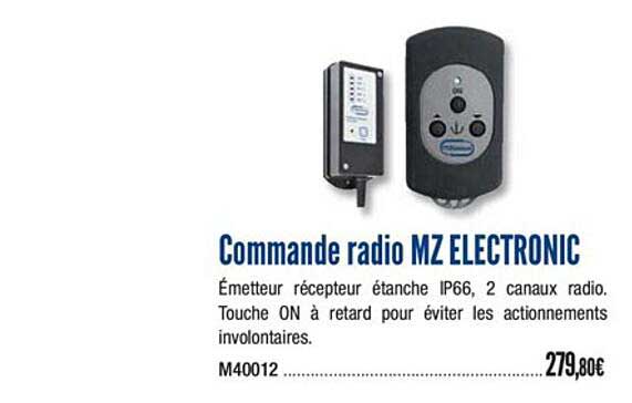 commande radio mz electronic