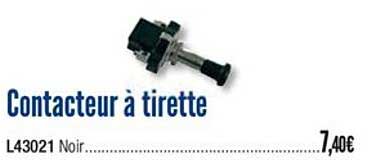 contacteur à tirette