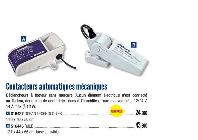 contacteurs automatiques mécaniques