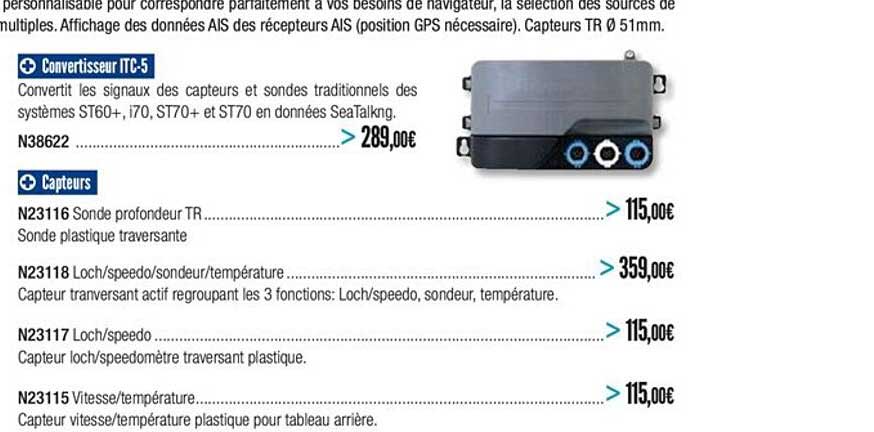 convertisseur itc 5 capteurs