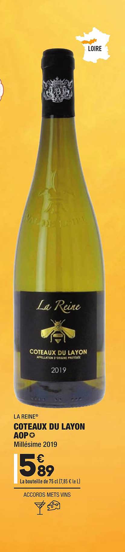 coteaux du layon aop la reine