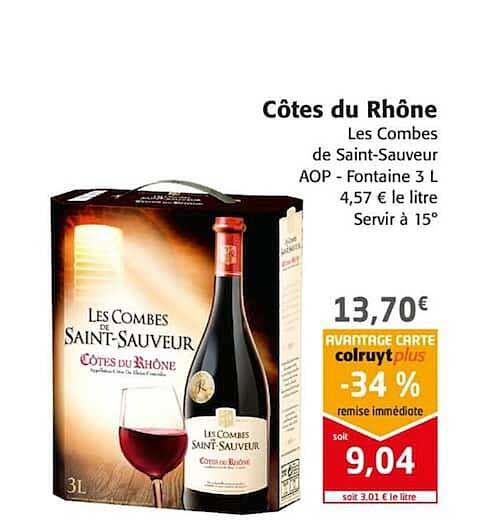 côtes du rhône les combes de saint-saveur