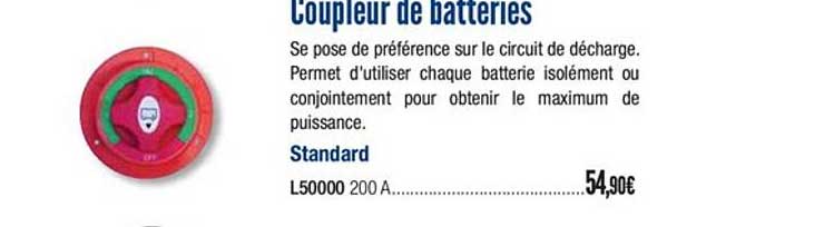 coupleur de batteries