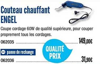 couteau chauffant engel