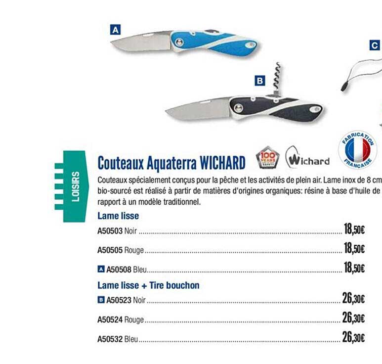 couteaux aquaterra wichard