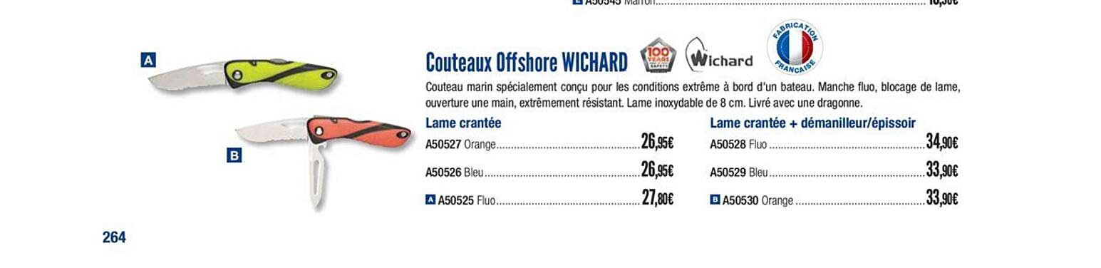 Couteaux Offshore Wichard