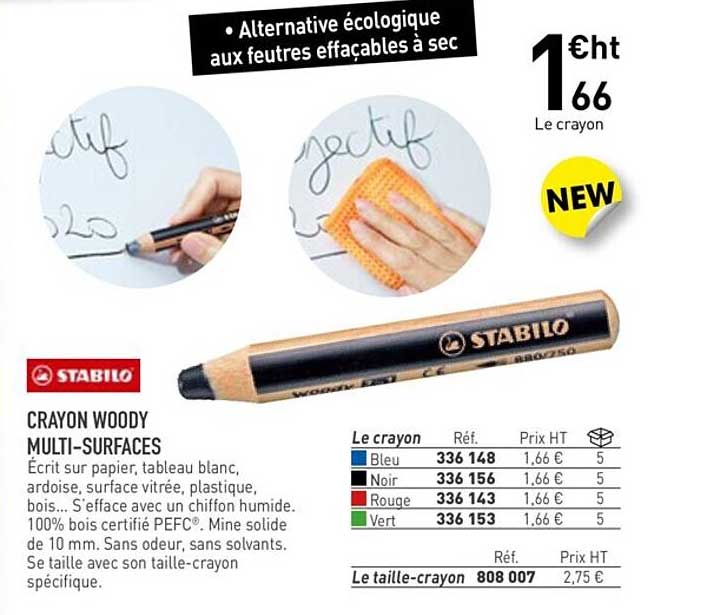 crayon woody multi-surfaces stabilo