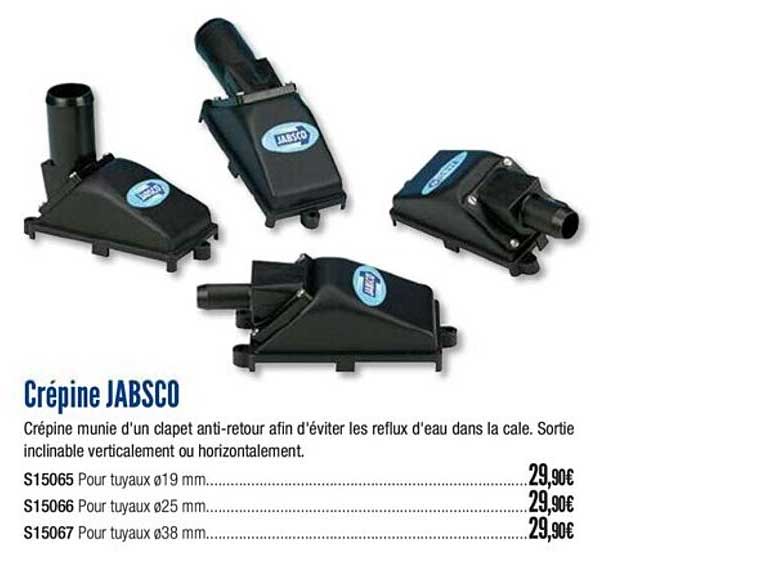 crépine jabsco