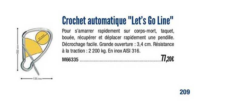 Crochet Automatique Let's Go Line