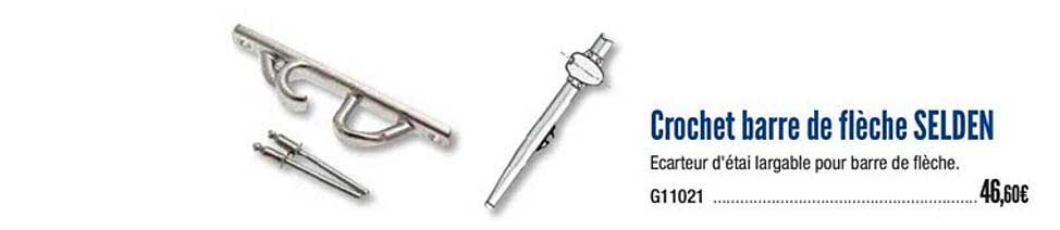 crochet barre de flèche selden