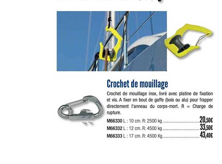 crochet de mouillage