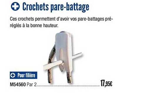 crochets pare battage