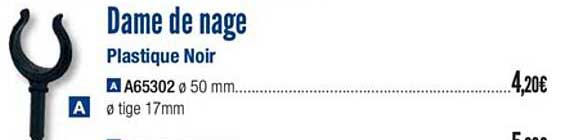 dame de nage plastique noir