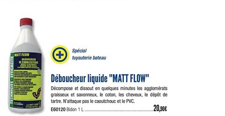 déboucheur liquide matt flow