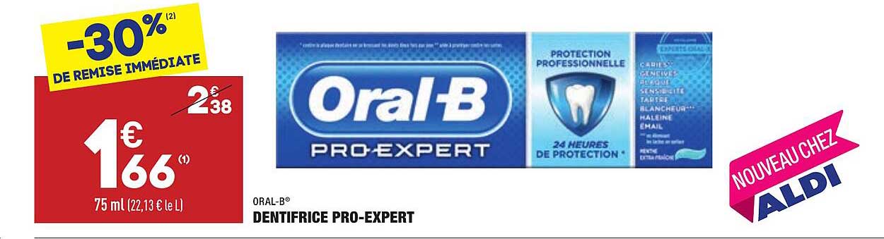dentifrice pro-expert oral-b