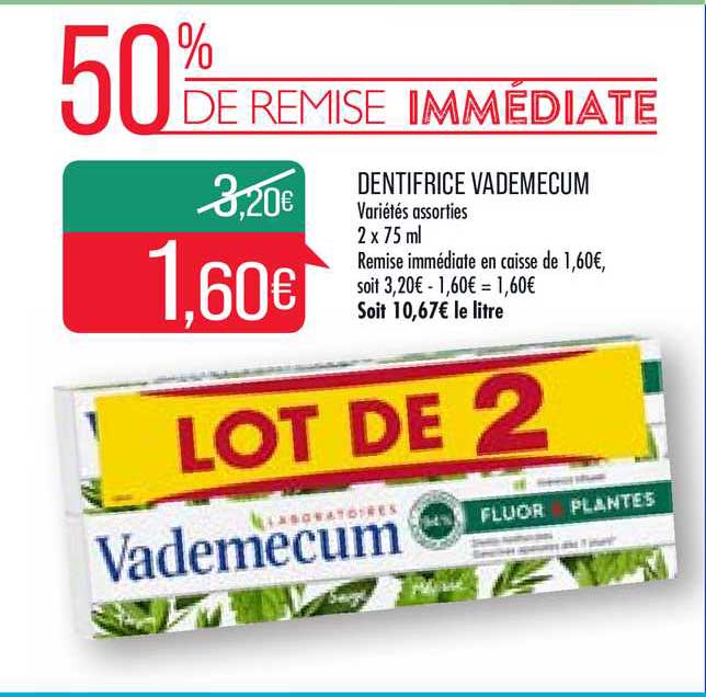 Dentifrice Vademecum