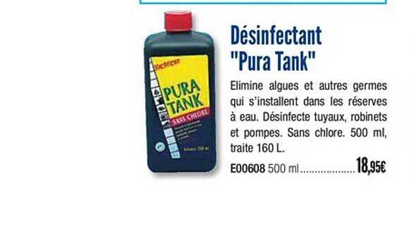 désinfectant pura tank