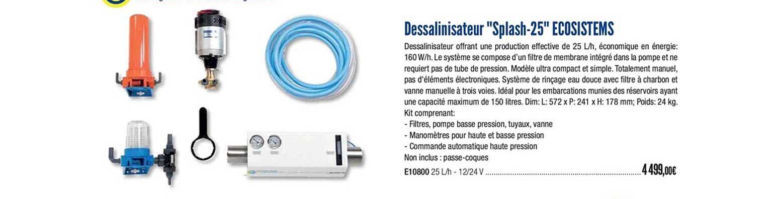 dessalinisateur splash 25 ecosistems