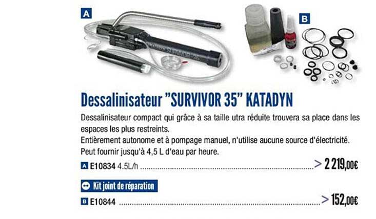 dessalinisateur survivor 35 katadyn