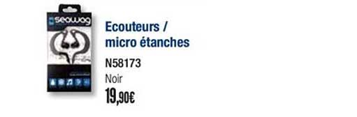 écouteurs micro étanches