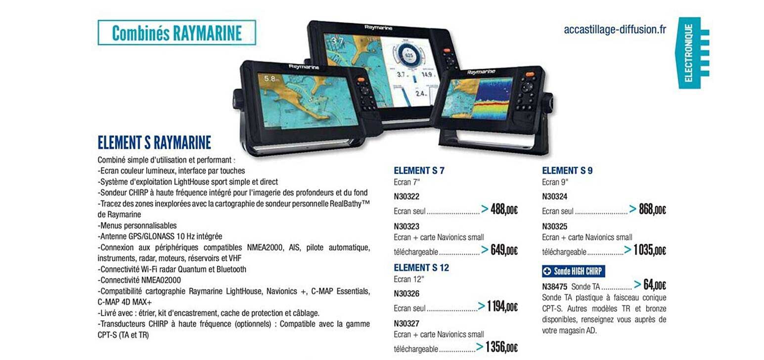 élément s raymarine
