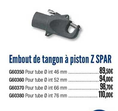 embout de tangon à piston z spar