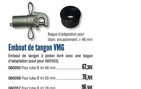 embout de tangon vmg