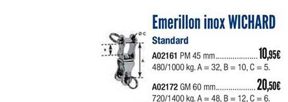 émerillon inox wichard