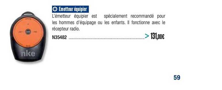 émetteur équipier nke n35482