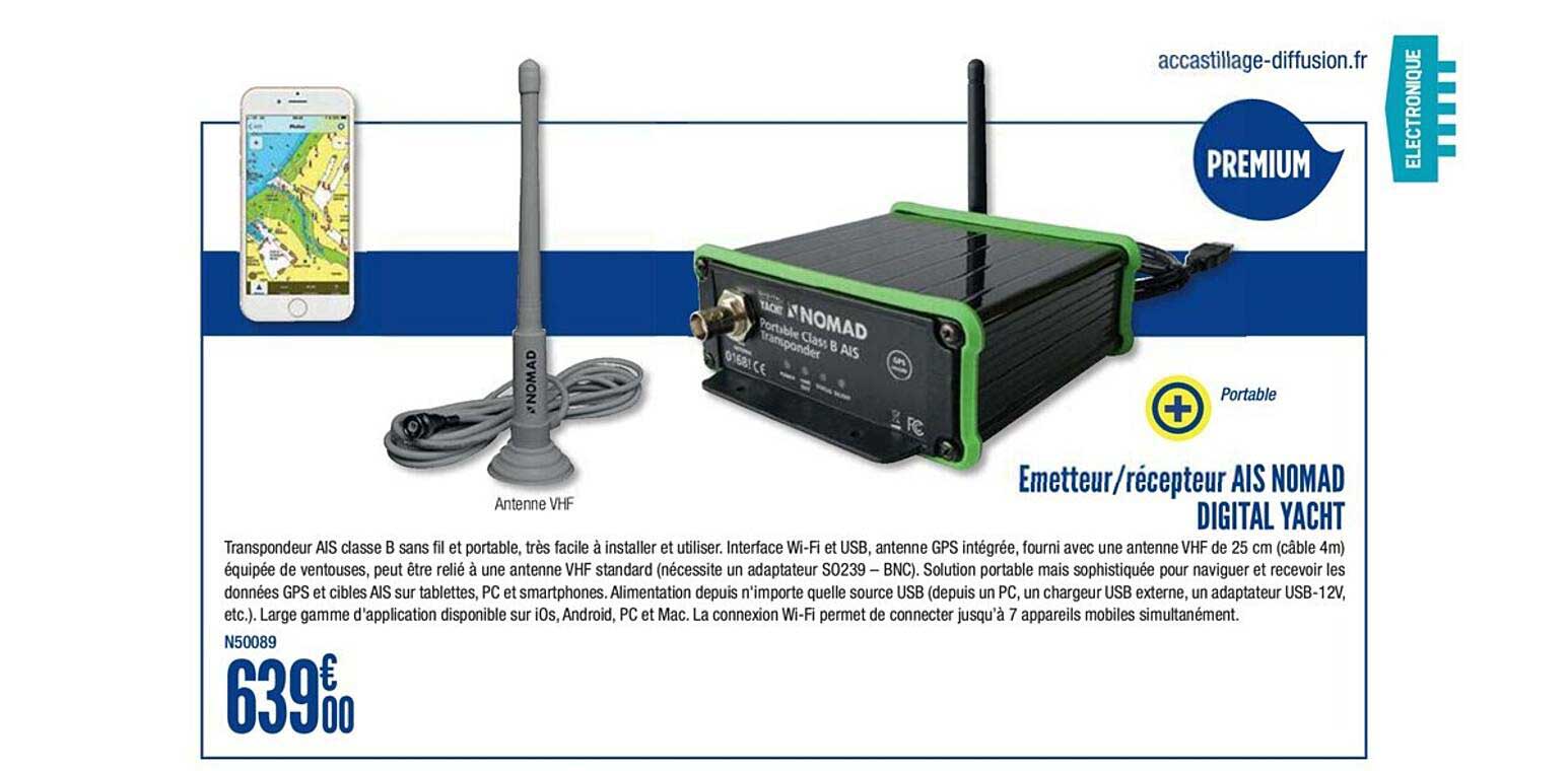 émetteur récepteur ais nomad digital yacht