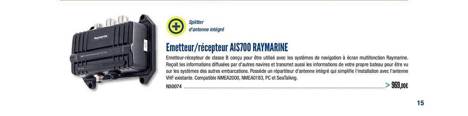 émetteur récepteur ais700 raymarine