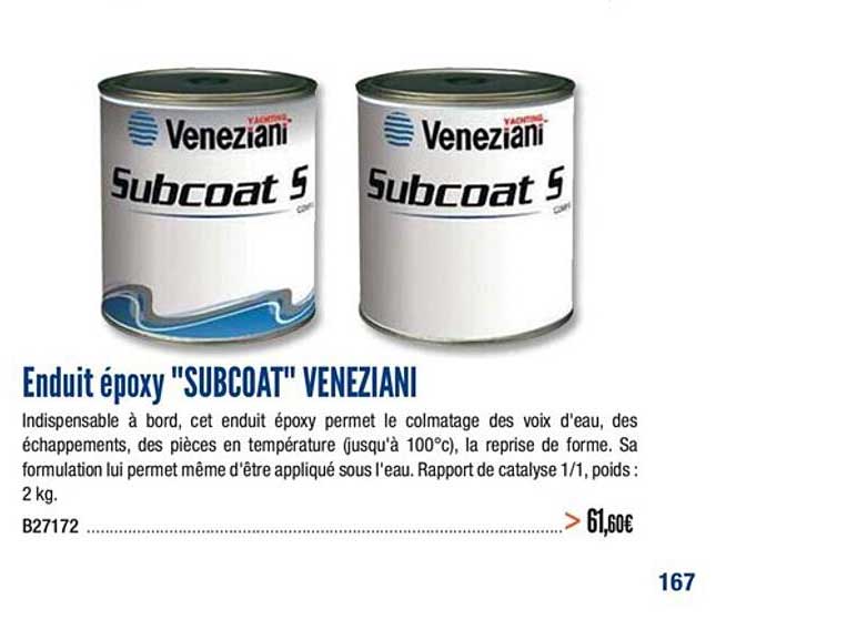 Enduit époxy Subcoat Veneziani