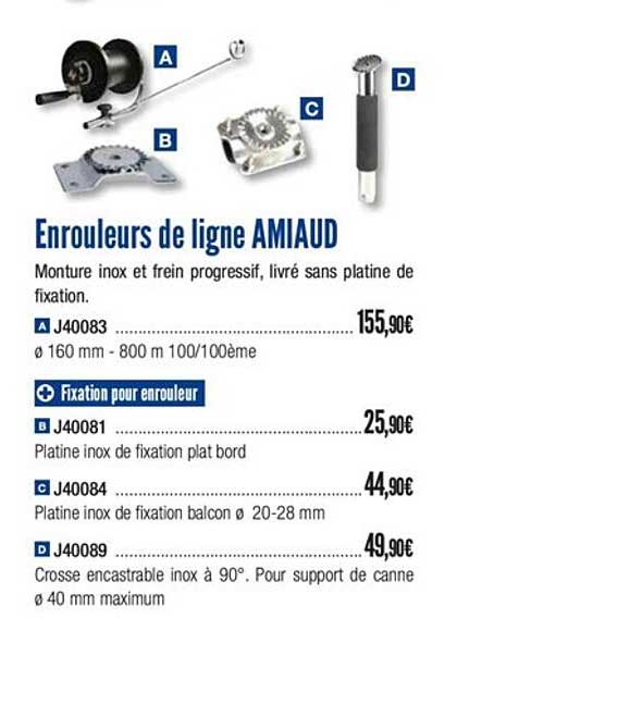 enrouleurs de ligne amiaud