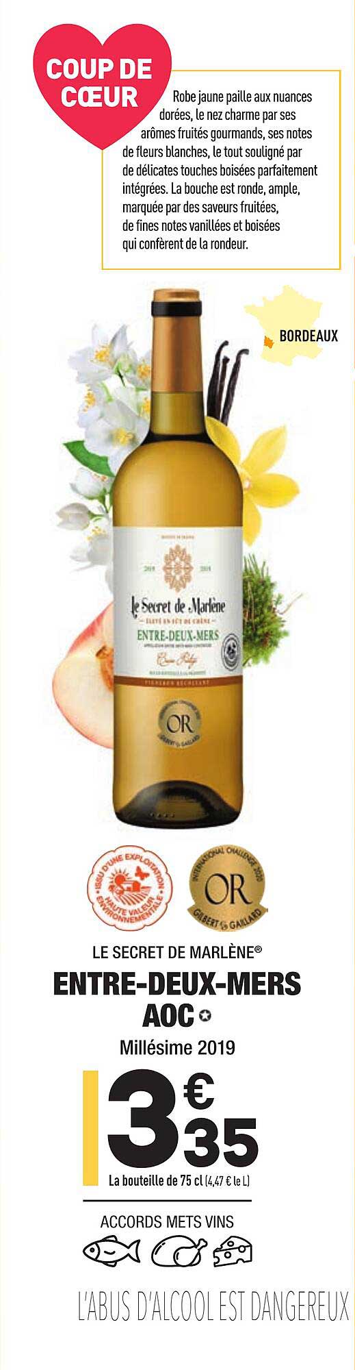 entre-deux-mers aoc le secret warlème