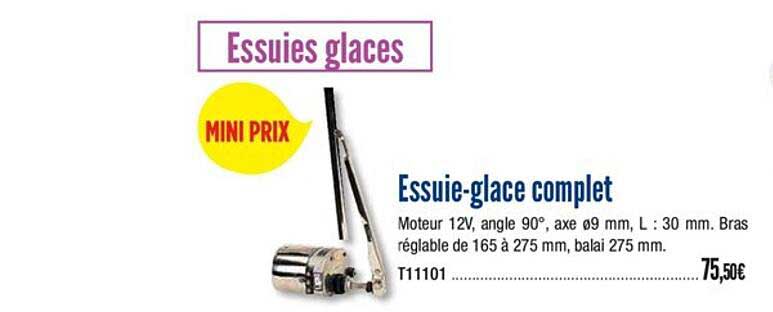 essuie glace complet