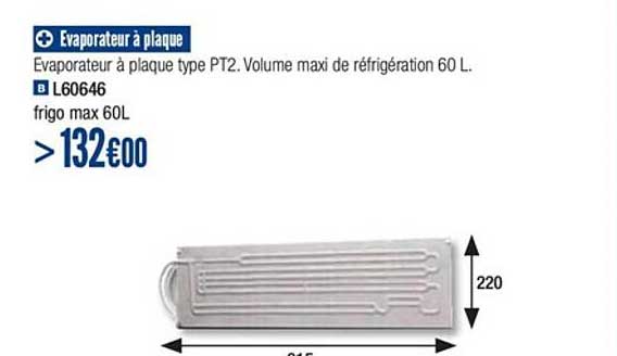 évaporateur à plaque