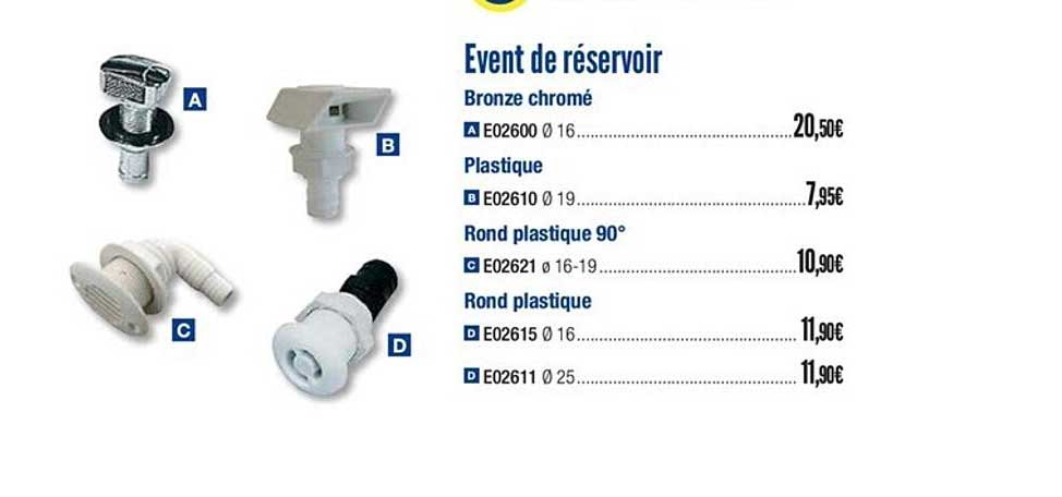 évent De Réservoir Bronze Chromé