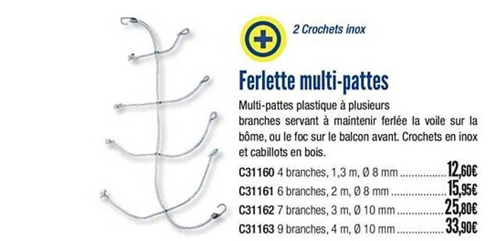 ferlette multi pattes