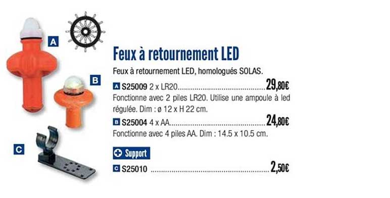 feux à retournement led