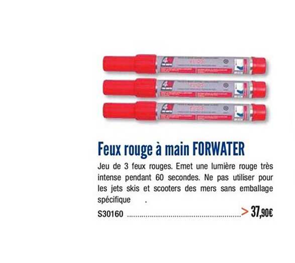 feux rouge à main forwater