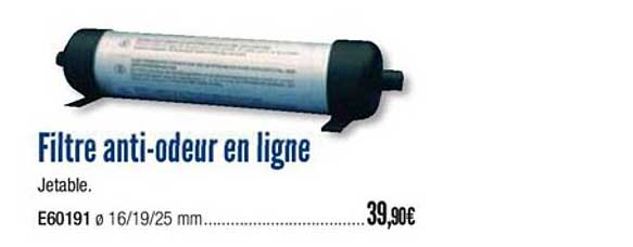 filtre anti odeur en ligne