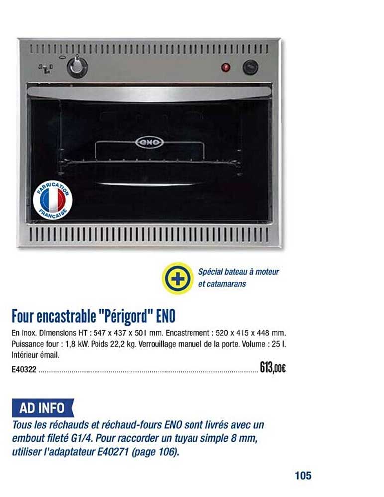 four encastrable périgord eno