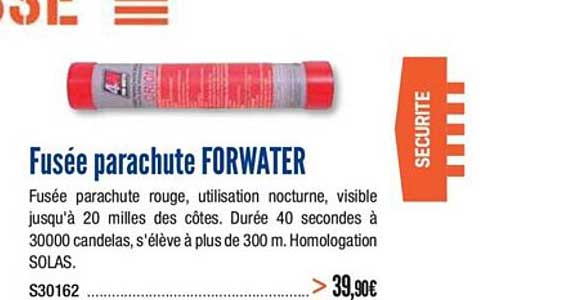 Fusée Parachute Forwater