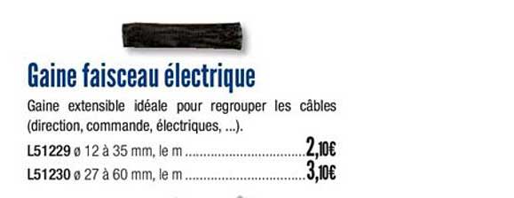 gaine faisceau électrique