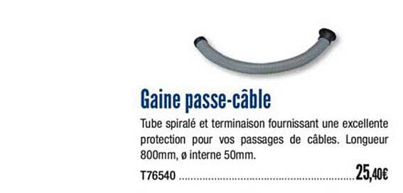 gaine passe câble