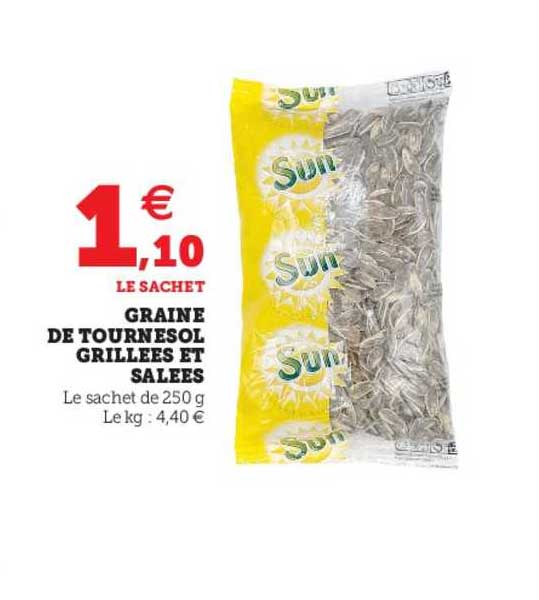 graine de tournesol grillées et salées