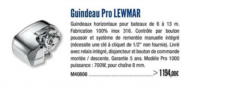 guindeau pro lewmar