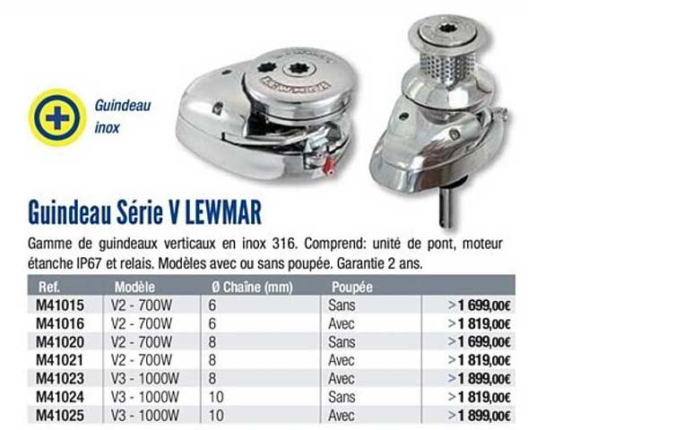 guindeau série v lewmar