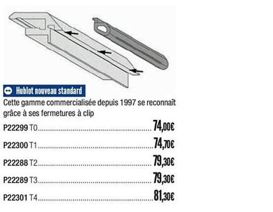 hublot nouveau standard