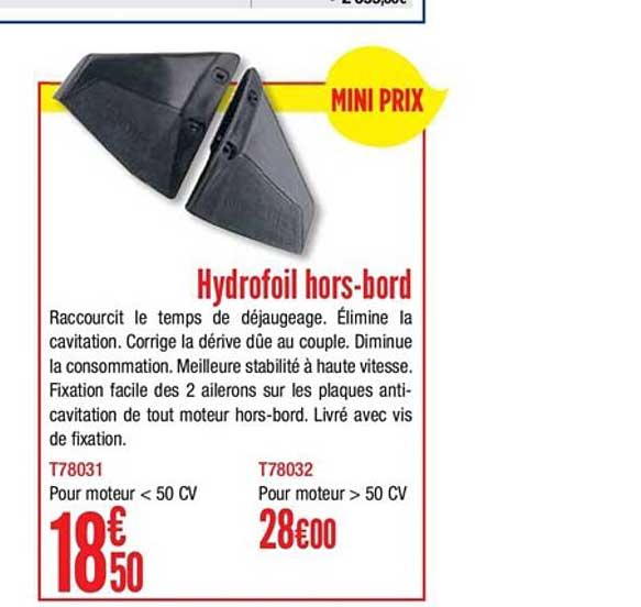 hydrofoil hors bord